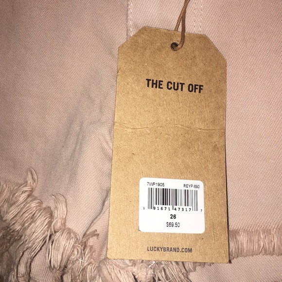 NEW! Lucky Brand Size 2 Cut Off Distressed Shorts - Picture 4 of 7